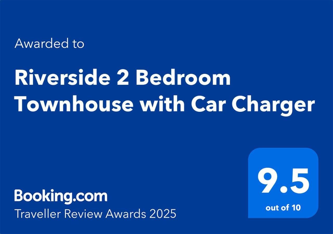 Riverside 2 Bedroom Townhouse With Car Charger Abergavenny Dış mekan fotoğraf